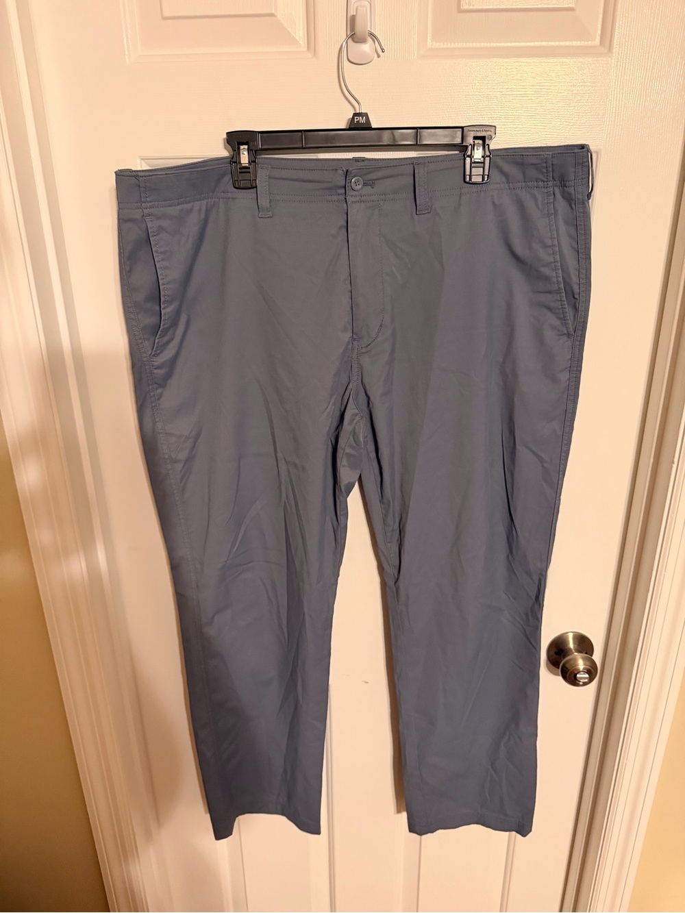 Duck Head Mens 40 x 30 Harbor Performance Stretch Chino Pants Slate Grey
